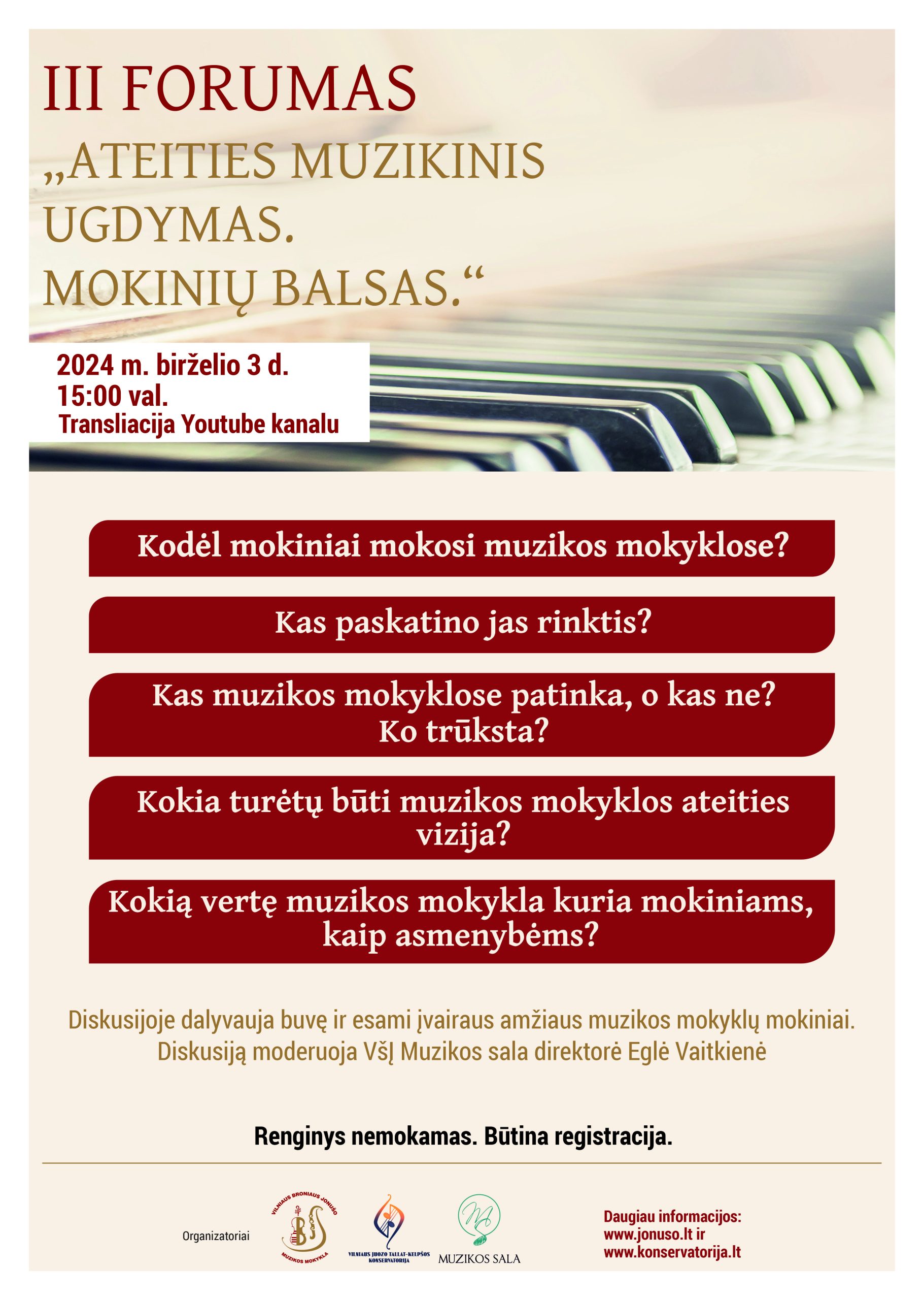 III Forumo afiša